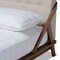 Baxton Studio Sante Mid-Century Beige Upholstered Wood Full Size Platform Bed 156-9290 - alternate 8